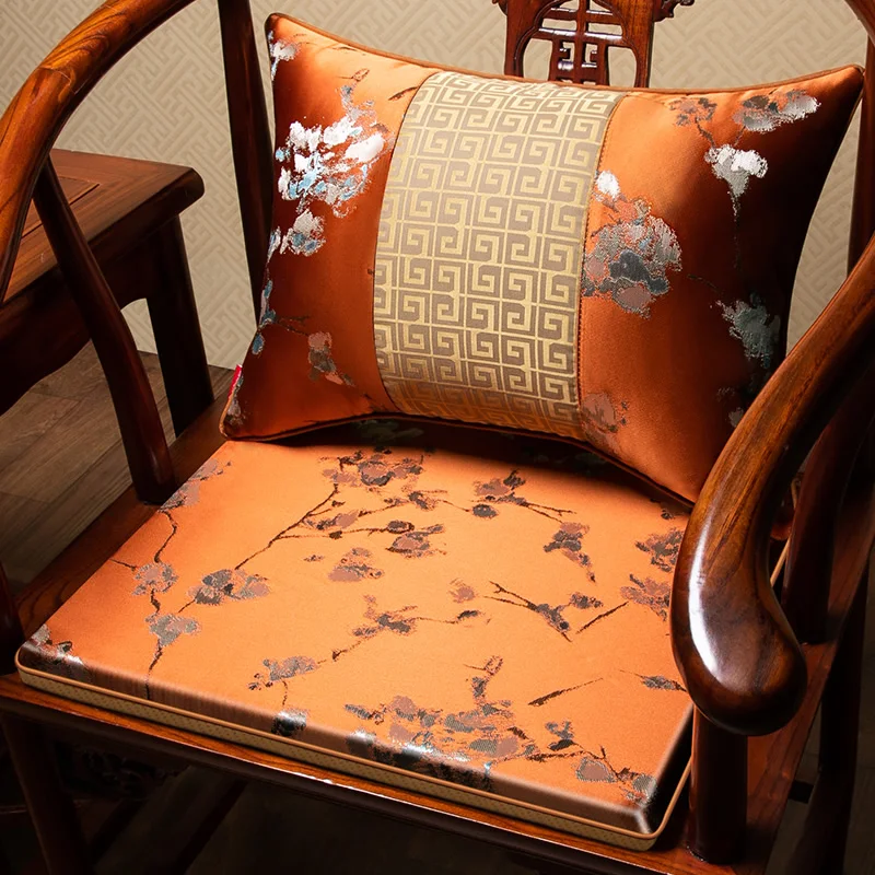 Chinese Rosewood Anti-slip Chair Cushions With Filling Taishi Chair Dining Chair Cushions Tea Table Chair Cushion Stool Cushions