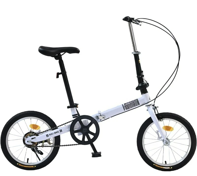 Mini 16-inch Folding Single Speed Adult Unisex Children's Portable Bicycle for Primary and Secondary School Students Foldable