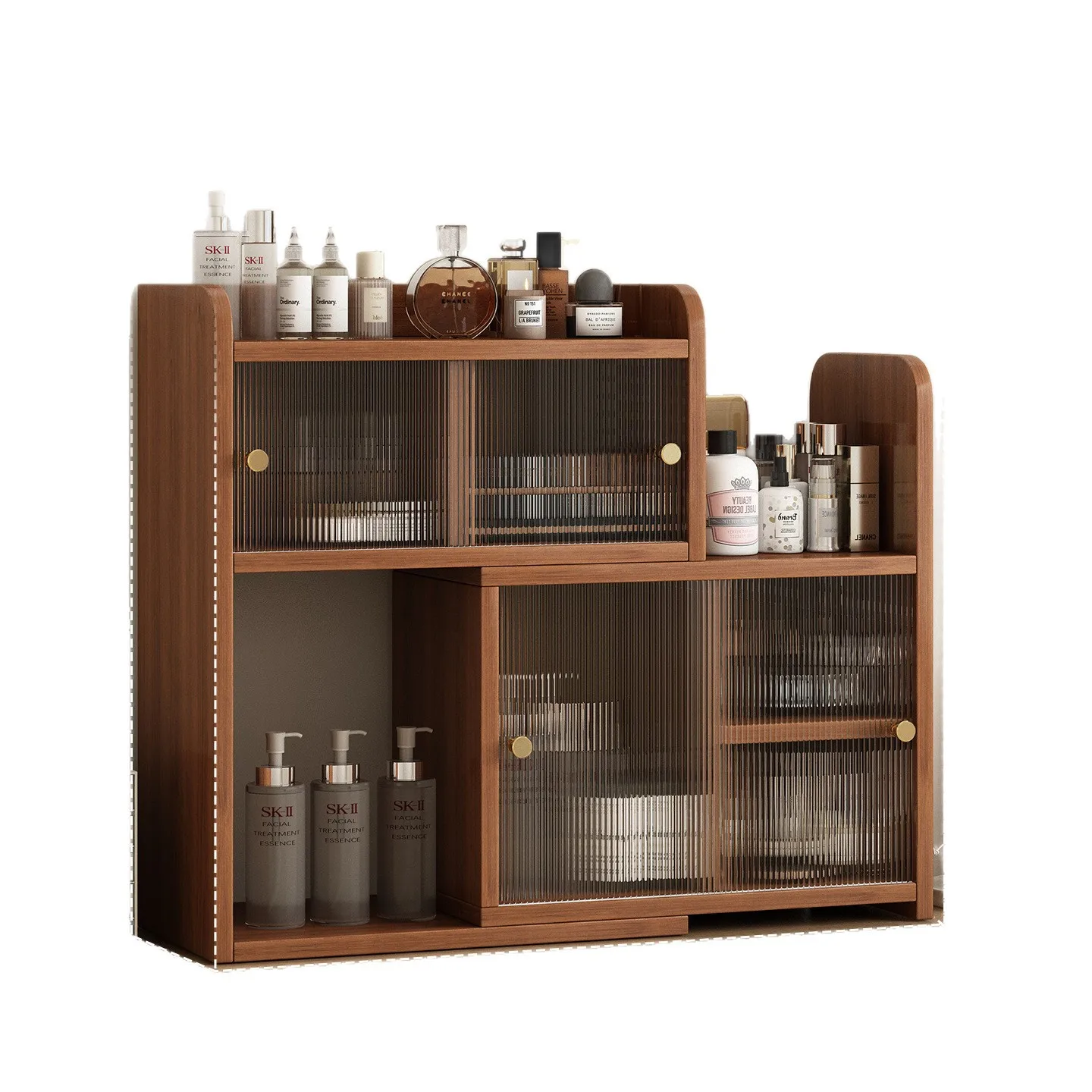 Tabletop Shelf Edge Cabinet Countertop Locker Coffee Cup Holder Tea Kitchen Storage  Dining Table Bookshelf