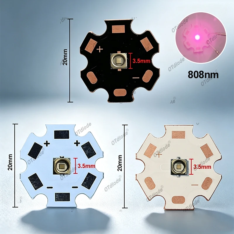 IR Laser LED 3535 Infrared Vcsel Lamp Beads 3W 850nm 940nm 980nm 1064nm 3-5W 808nm Diodes Sensing Monitoring Night Vision 1-5PCS
