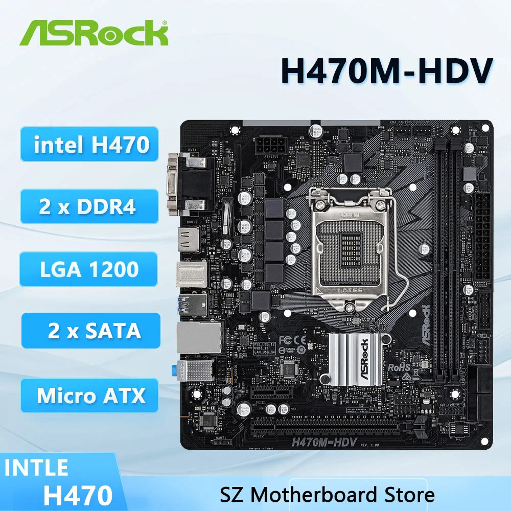 scheda-madre-asrock-h470-h470m-hdv-lga1200-per-cpu-core-i5-10400f-i7-10700f-i3-10100f-i3-10105-ddr4-2933-mhz-micro-atx