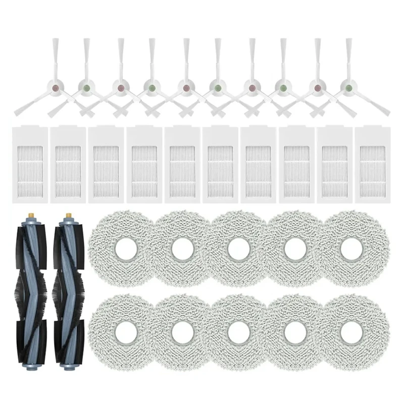 

The New For Yeedi Floor 3 Station Robot Vacuum Cleaner Spare Parts Accessories Main Side Brush Mop Cloth