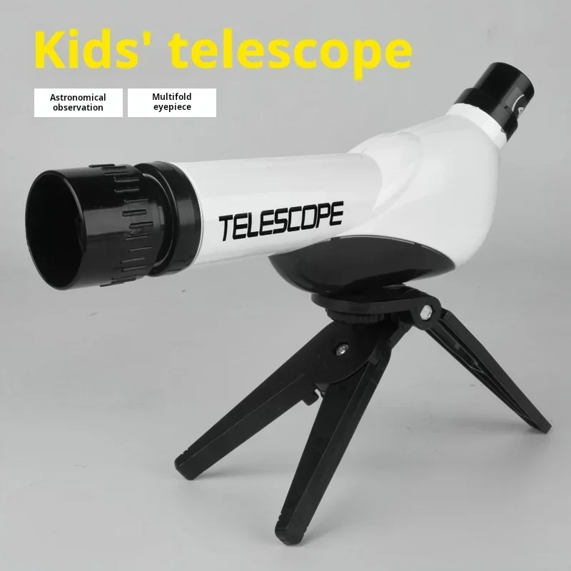 Kids Telescope Science Experiment Monocular for Beginners Puzzle Science Spyglass Teaching Educational Toy Children Xmas Gift