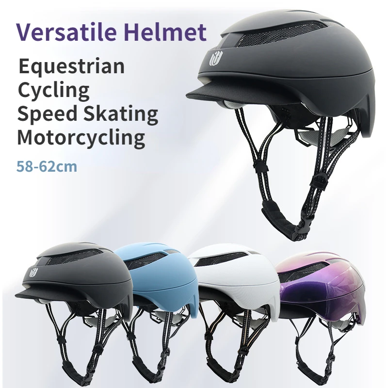 Casco de seguridad ecuestre ultraligero de verano, gorra de montar para adultos, casco protector para montar a caballo, gorra de ciclismo 58-62
