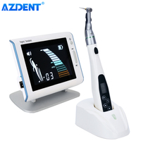 AZDENT Dental Wireless Endo Motor with LED 16:1 Contra Angle 6 Programms Endodontic Instrument Root Canal Apex Locator Whole Set