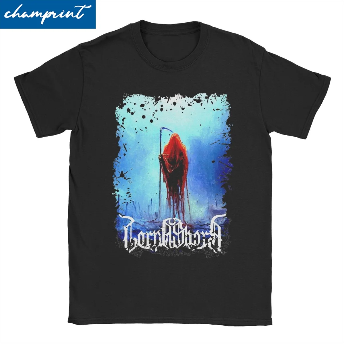 Men Women's T-Shirts Metal Band Rock Music Novelty Pure Cotton Tees Short Sleeve Lorna Shore T Shirt Round Neck Clothing Summer