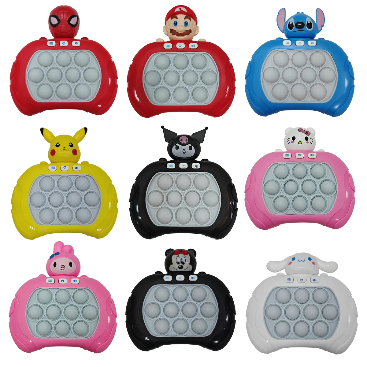 

Быстросъемная игра Stitch & Pikachu, электронная всплывающая игрушка-антистресс, Профессиональная игра, легкая игрушка в подарок