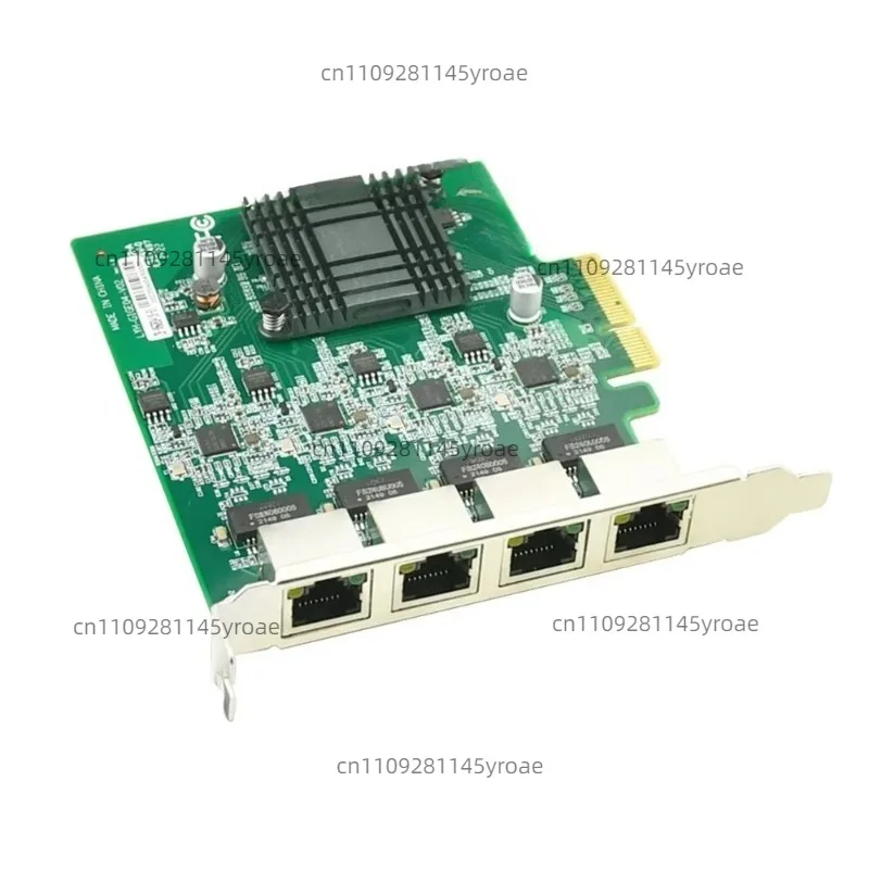 4‑Port Gigabit PCIe X4 Network Adapter,Based on I226 Chip,RJ45,1000Mbps,5GT/s,Built‑in LAN Card