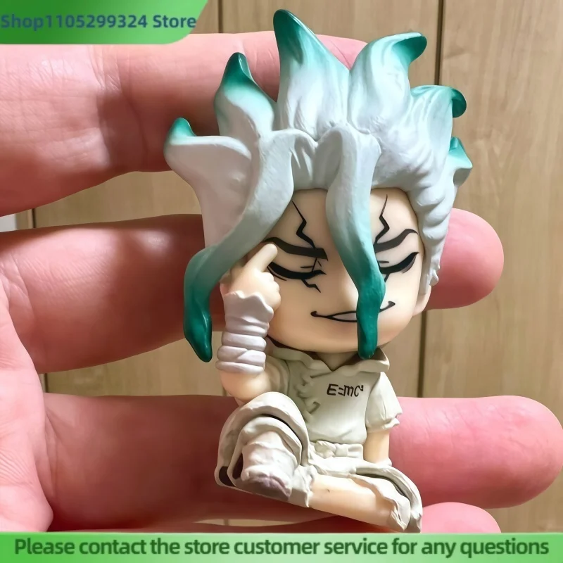 New In Stock Dr. Stone Gashapon Toys Shoulder To Shoulder Series Cute Mini Figure Collectible Model Desktop Decoration Toy Gift