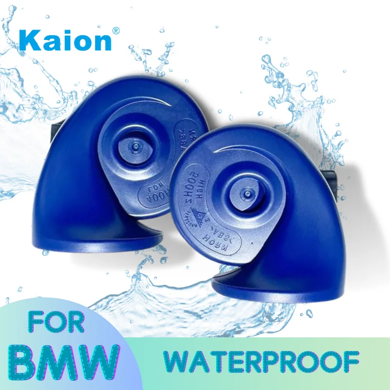 

KAION Waterproof Super loud 12V Car Horn 2PCS For BMW 3 5 7 Series Z4 M M2 M3 M4 M5 M6 M8 MINI Range Rover