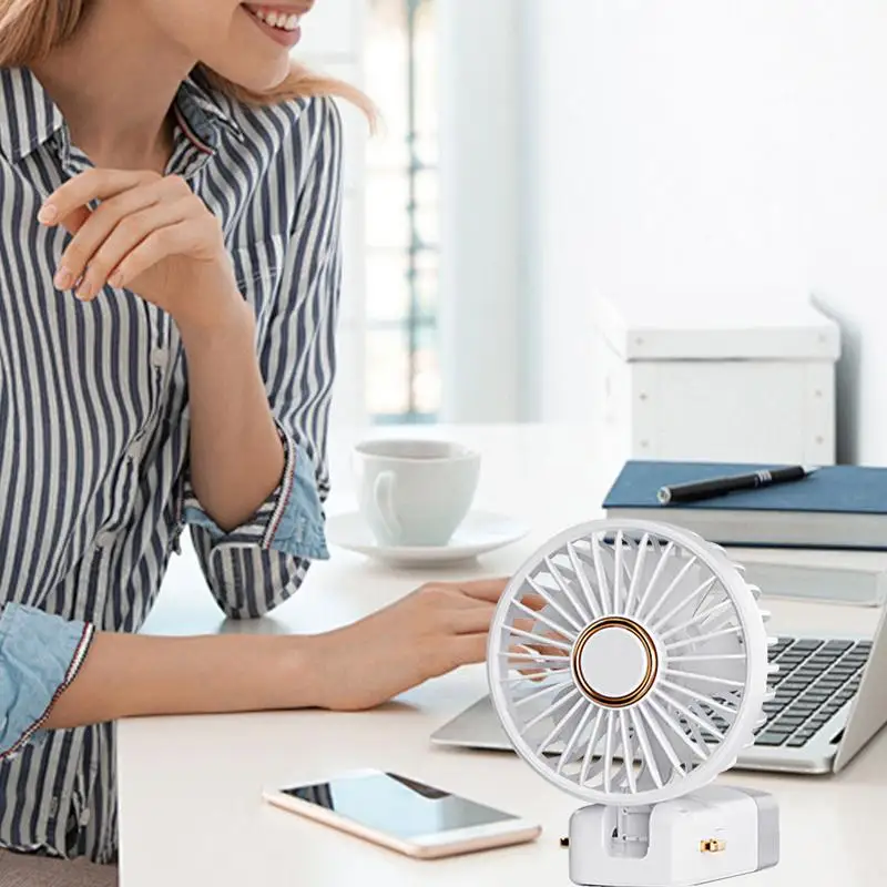 

Travel Fans Portable Foldable Desktop Air Conditioner Fan Mini Air Conditioner USB Rechargeable Portable Air Conditioner Fan