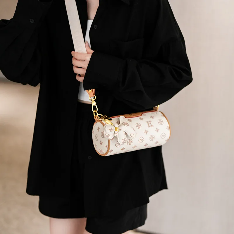 حقيبة وسادة مطبوعة لعام 2025، محفظة كتف كلاسيكية للنساء، حقيبة كروس ريترو، حقيبة عصرية ليلاً ونهارًا، حقيبة حبال أنيقة #2