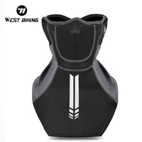 WEST BIKING Reflective Sports Scarf Winter Thermal Balaclava Face Cover Activited Carbon Filter Ski Running Cycling Headwear