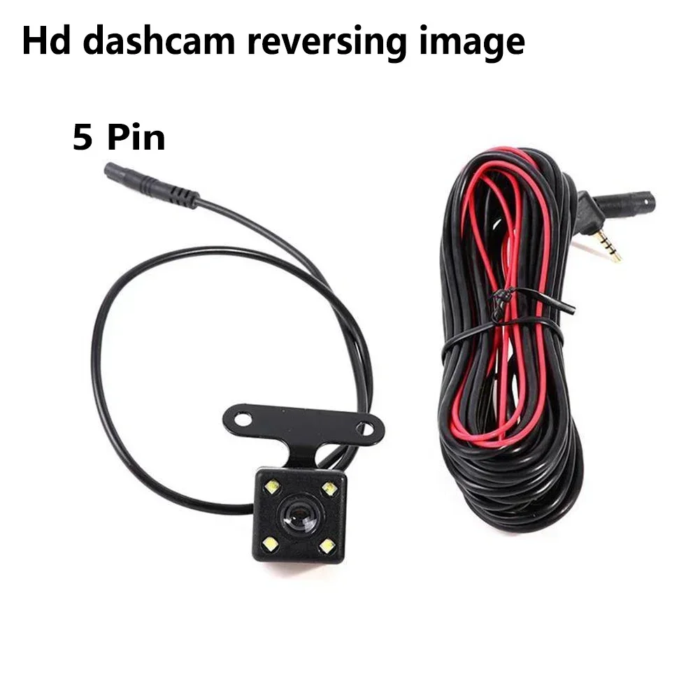 HD Dashcam Rear Camera reverse Image 5 Pin reverse Camera Full Day Color Waterproof Sunscreen 170 Angle