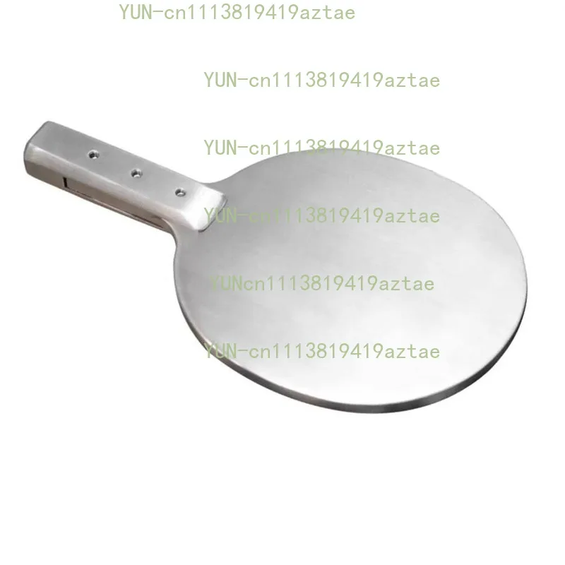 Heavy Table Tennis Paddle Stainless Steel Weighted Training Racket for Strength Building Fitness Sports Equipment