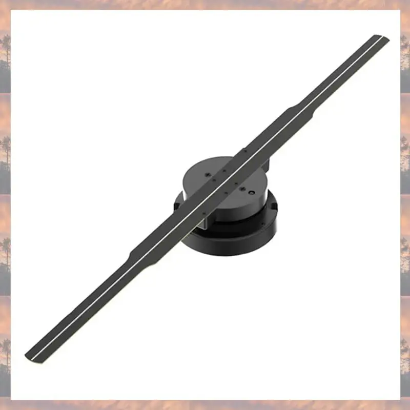 2025 Trend 42Cm 3D Hologram Projector Fan LED Sign Holographic Player Support Image Bar Party Advertising Display Light