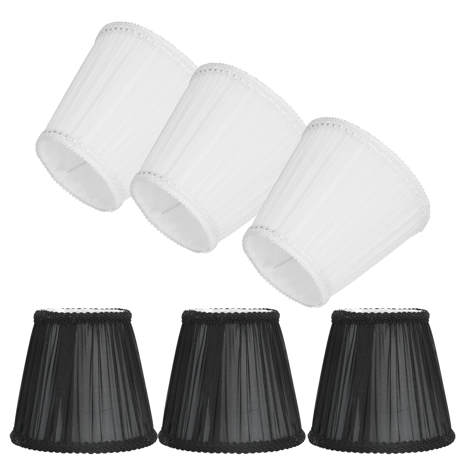 

E14 ClipOn Cloth Lamp Shade Modern Fabric Lampshade Table Light Cover for Candle Chandelier Fabric Lampshade Lamp Accessory