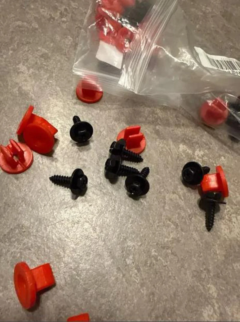 20 × محرك السيارة Undertray مسامير المكسرات لفورد فييستا التركيز كوغا مونديو غطاء حماية اكسسوارات السيارات المحرك Undertray مسامير الجوز