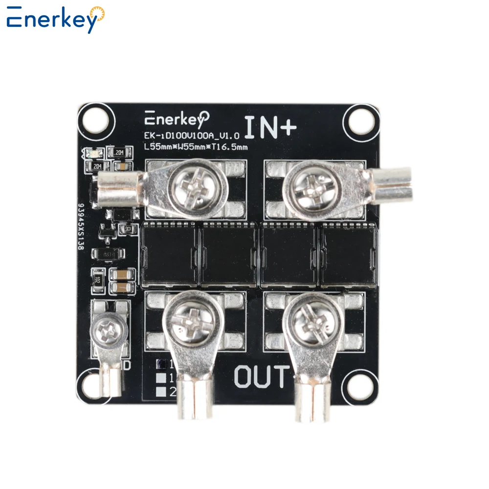 Enerkey 100V 150V 200V 100A High Current Ideal Diode Module For Solar Controller Backflow Prevention Power Swtich Module
