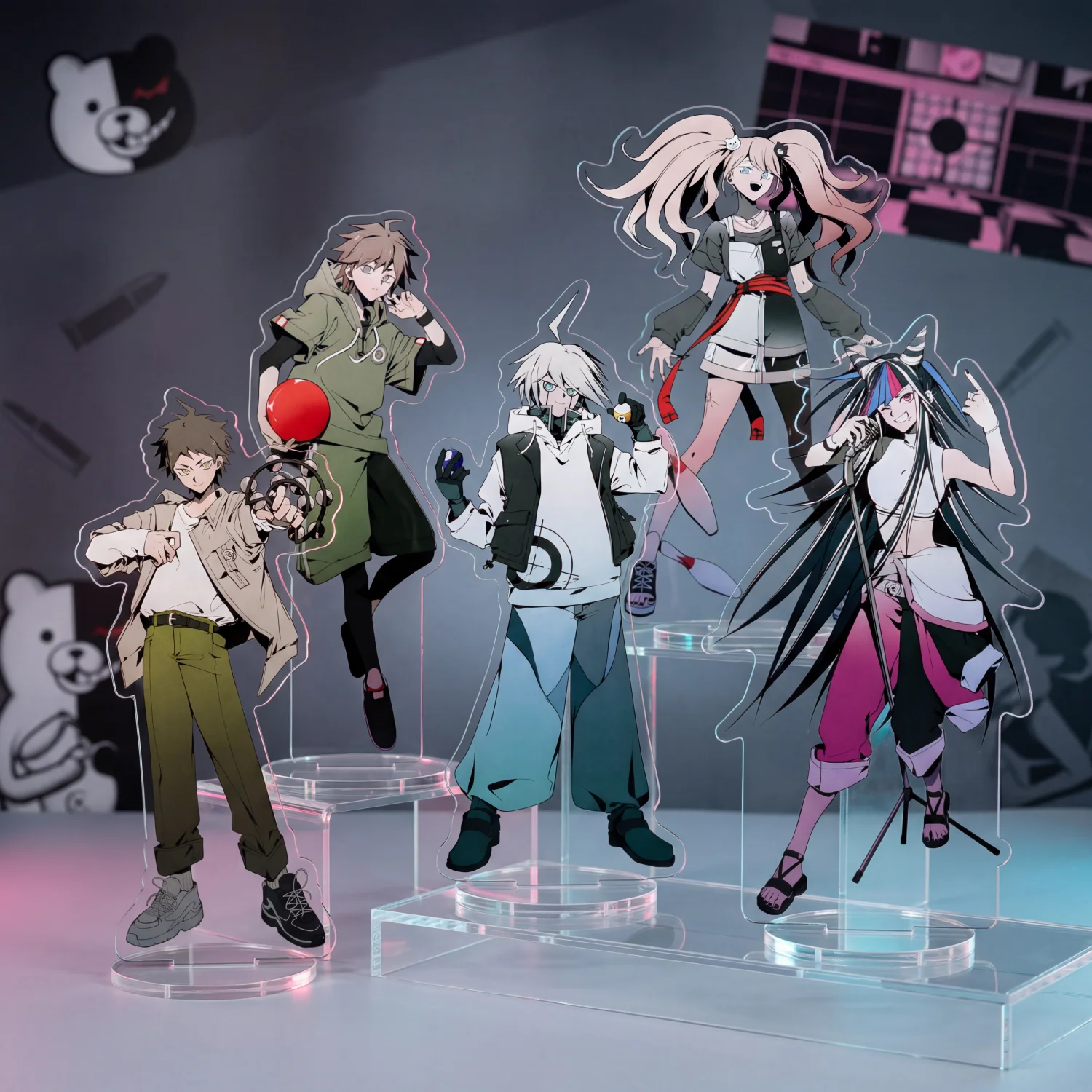 Figura de Acrílico de Anime Dangan Ronpa Danganronpa V3 Trigger Happy Havoc Kaede Shuichi, Decoración de Escritorio, Colección, Regalos, Llavero