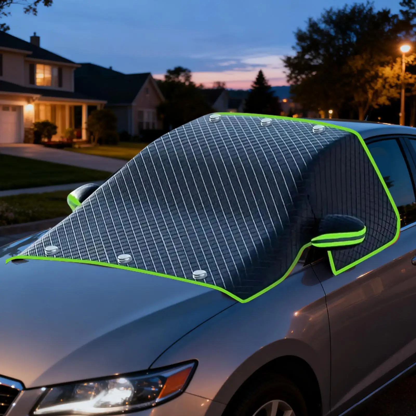 

Car Windshield Cover For Ice And Snow Auto Reflective Protector Winter Windshield Covers For Frost Indoor Outdoor SUVs