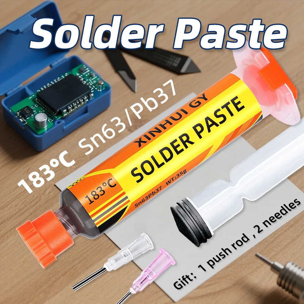 183℃ Solder Paste Reliable Soldering  Bright Weld Joints Sn63Pb37