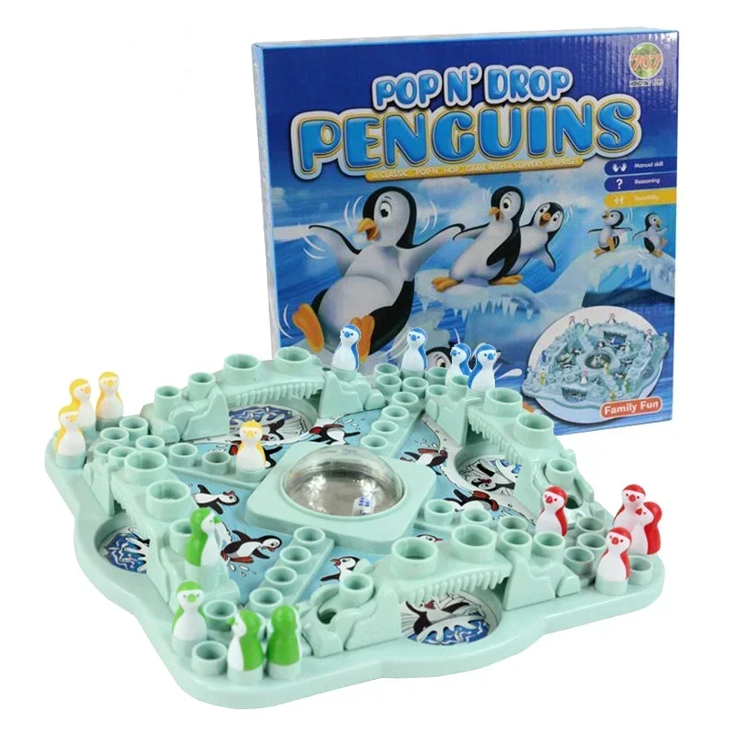 

Penguin Ice Ludo Flying Chess Game Set Hilarious Novelty Toys for Kids 4-7 Years Perfect for Family Game Night Fun