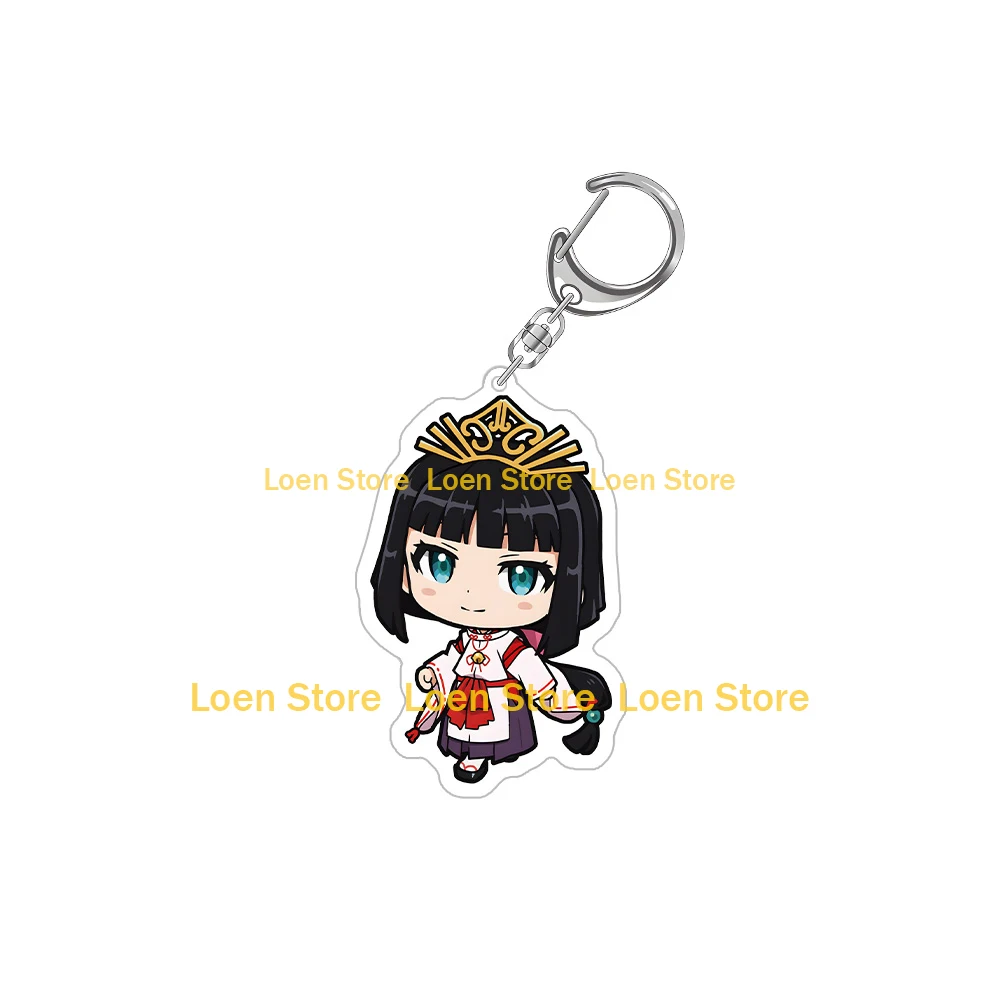 The Elusive Samurai Hojo Tokiyuki Mochizuki Ayako Shizuku Suwa Yorishige Sasaki Mima Chibi أنيمي سلسلة مفاتيح مصنوعة من الأكريليك حقيبة قلادة #2