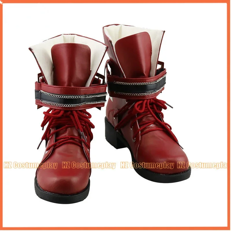 Game Final Fantasy Tifa Cosplay Shoes Custom Made Boots