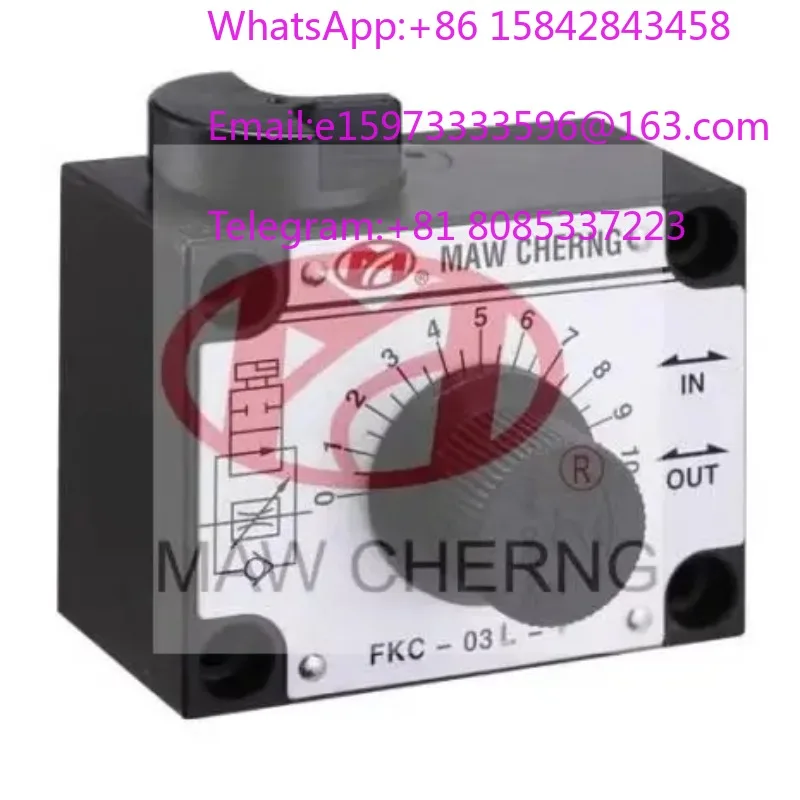 Hydraulic Flow Control Valve FKC-02 FKC-03 L R C S-2 4 8 AC220V DC24V