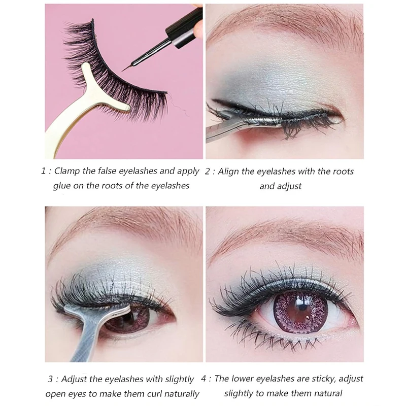 Eyelash curler eyelash tweezers are convenient and quick to create charming eyelash curlers