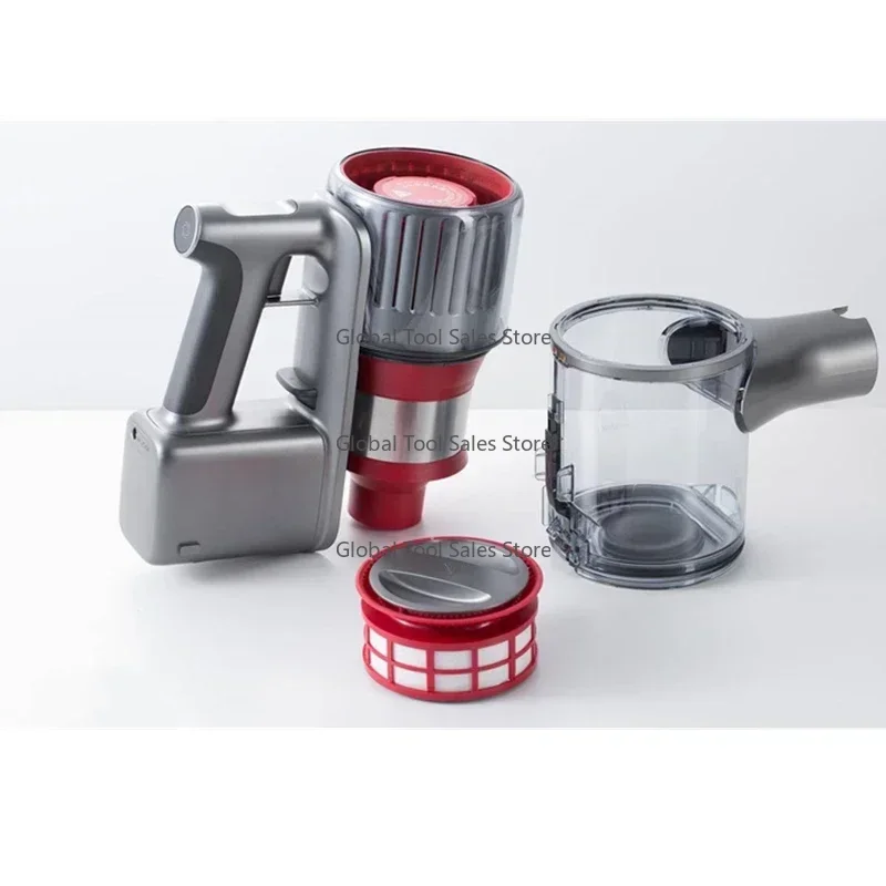 Original  H6 Part Pack Handheld Vacuum Cleaner accessories Dust Cup  Filter Front Filter Cyclone Assembly Red