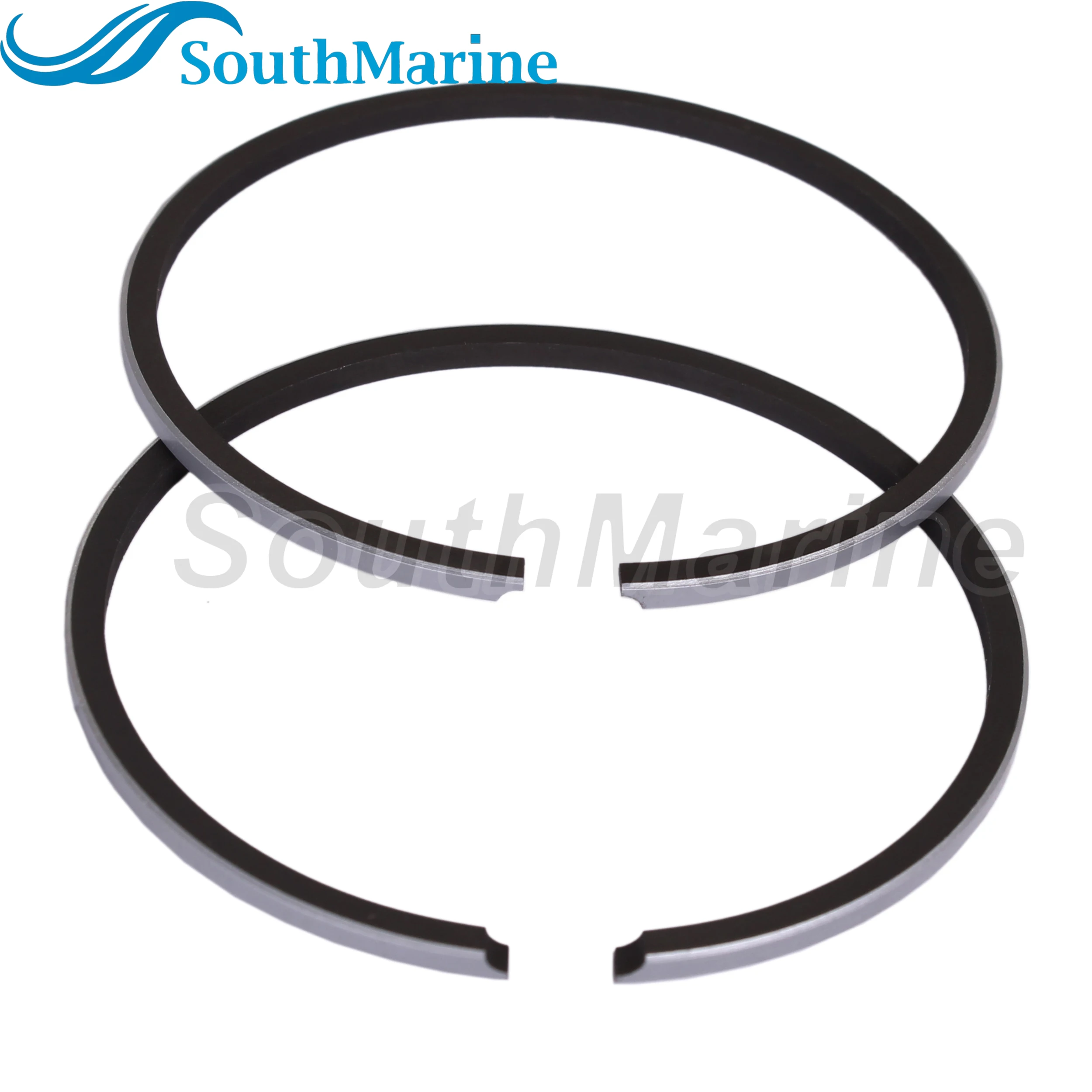 Boat Engine 682-11610-21 682-11610-20 Oversize Piston Ring for Yamaha / 39-15322T for Mercury Mariner 9.9HP 15HP, 56.5mm 0.5mm O