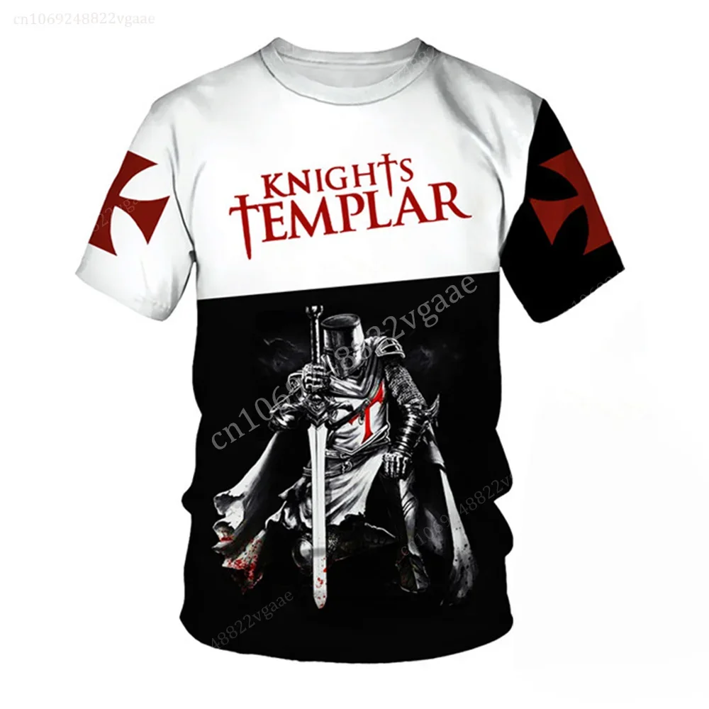 Templar T-shirt Role Play 3d Printing Summer New Hot Big Size Loose Comfortable T-shirt Casual Quick-drying Outdoor Blazer