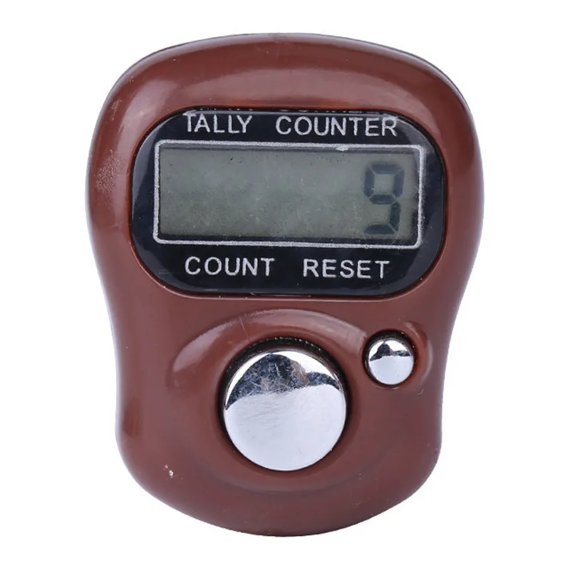 Mini-Fingerzähler, islamische Perle, 5, digitale LEDs, elektronischer Handzählzähler, Clicker-Zählerring