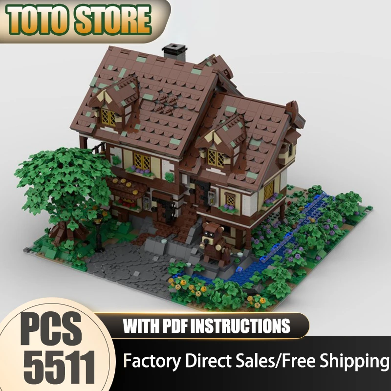 

Модель Magic Rings Moc, строительные кирпичи, Taxidermist, модель дома, технология, знаменитый блок сцены, игрушка, сделай сам, сборка, Рождественский подарок