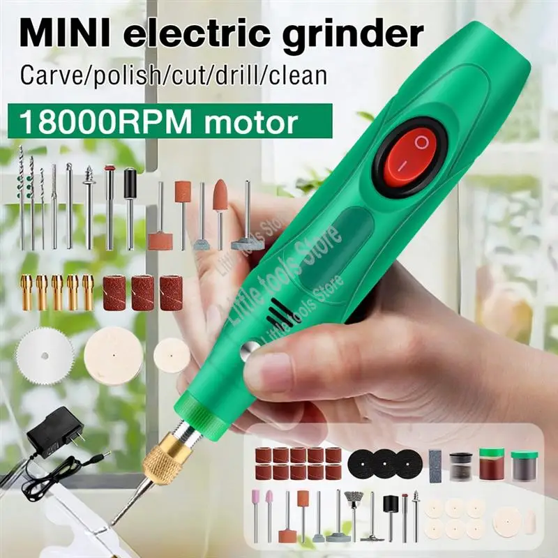 

Mini Drill Polishing Engraver Pen Grinder Electric Rotary Tool Grinding Machine Miniature Household Tool Easy To Use EU Plug-AC1