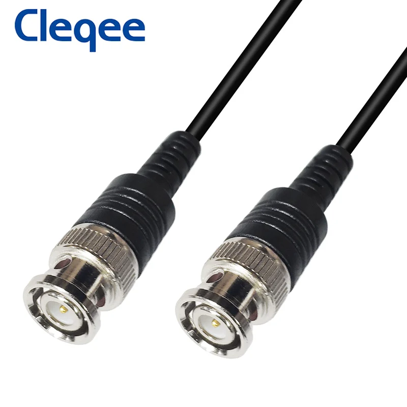 Cleqee P1260 3 ชิ้น/เซ็ตสาย Coaxial BNC ทดสอบ BNC ถึง BNC & คลิปจระเข้ & Test Hook CLIP ทดสอบสีแหวน
