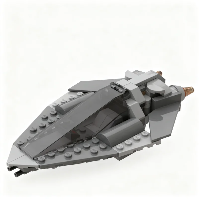 114pcs MOC Pirate Light Interceptor Star Battle Model Building Blocks Construction Christmas Gift Toy Creative Craft Collection