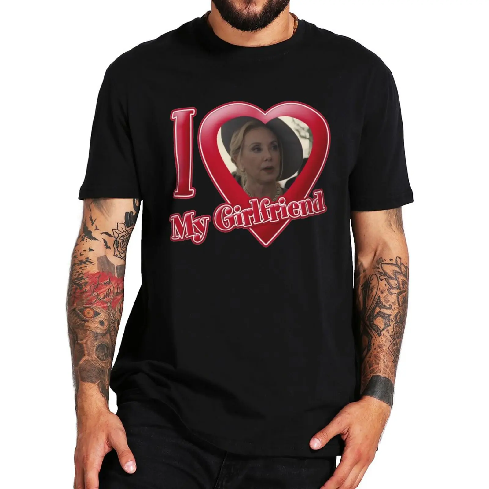 I Love My Girlfriend Gerri Kellman T Shirt Retro Fans Make Your Design Short Sleeve 100% Cotton Unisex Summer Casual T-shirts