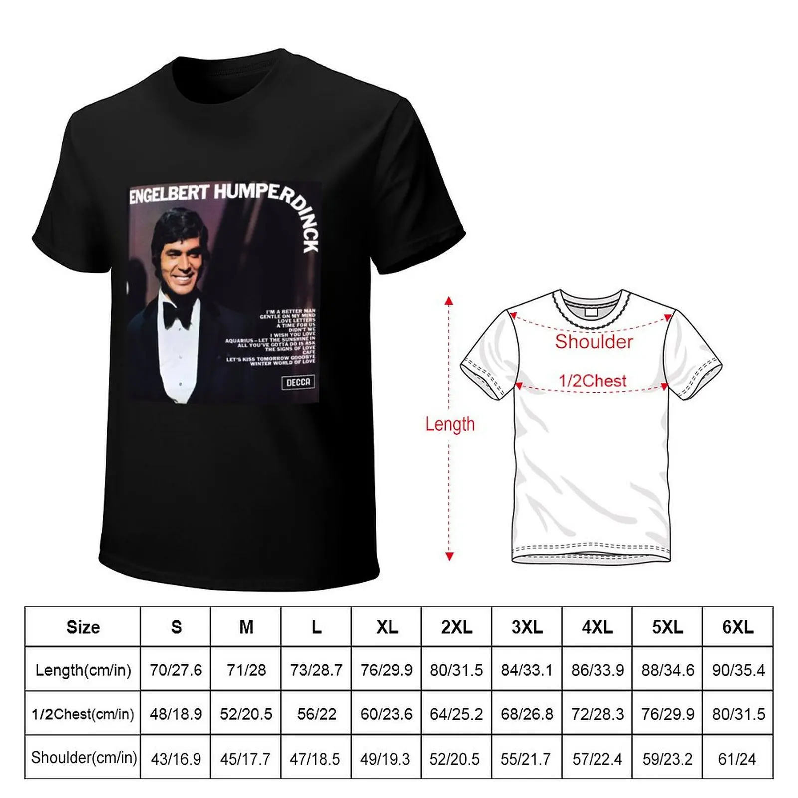 Engelbert Humperdinck engelbert humperdinck T-Shirt Christmas Casual Short Sleeve Top