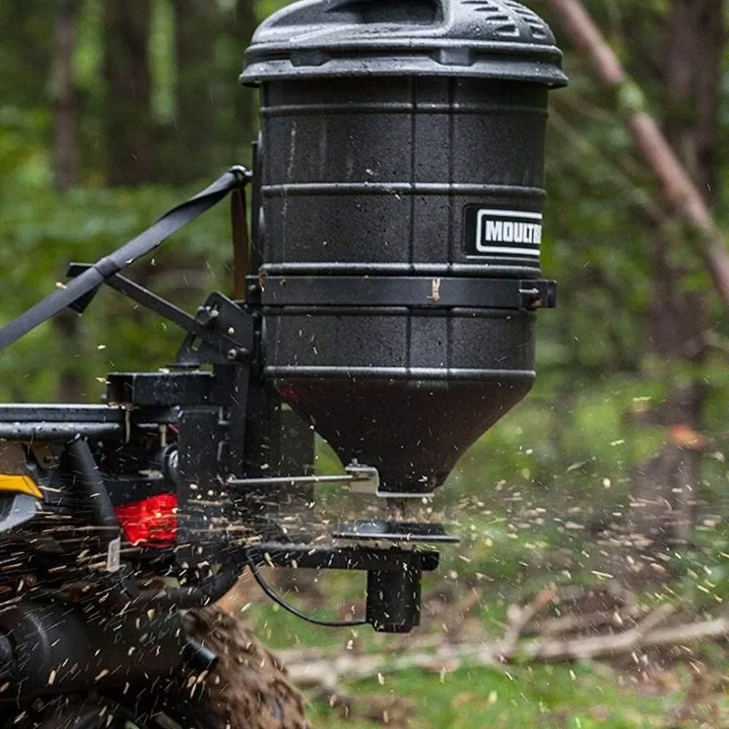 ATV Spreader – Manual Feed Gate, Black, 20.4 x 31.4 x 20.4 inches