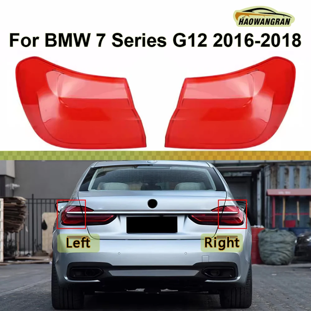 

For BMW 7 Series G12 2016 2017 2018 Car Rear Taillight Shell Brake Lights Shell Replacement Auto Rear Shell Cover Mask Lampshade