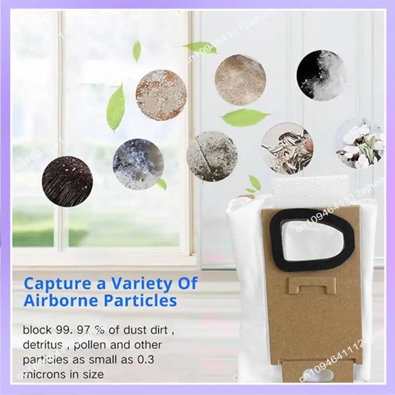 

N83R 8PCS Dust Bag Forroborock H6/H7/Mijia SCWXCQ01RR Vacuum Cleaner Accessories Spare Parts