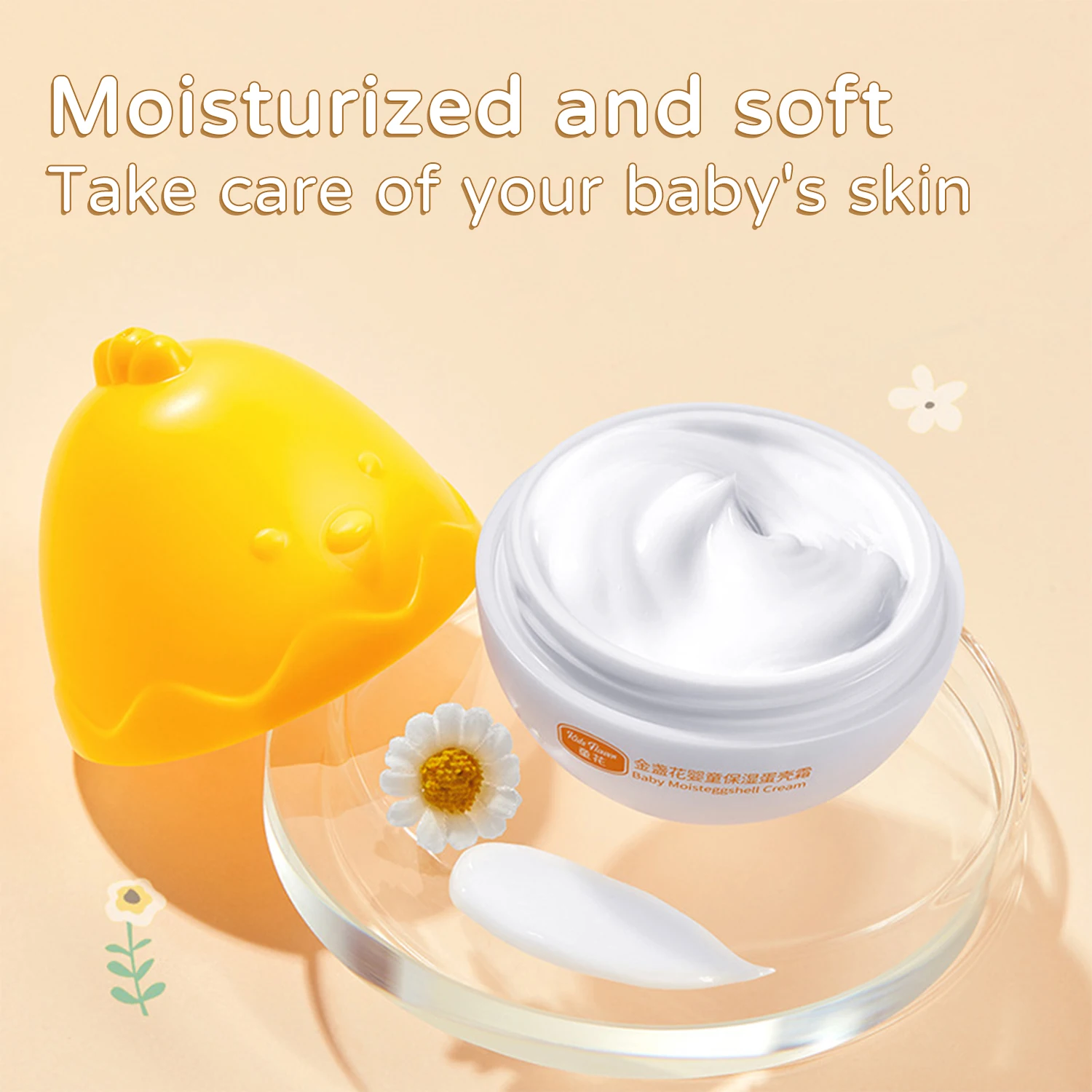 Calendula Baby Moisturizing Eggshell Cream,Baby Skin Care Moisturizing Face Cream,Spring/Summer Baby Milk Multiplier Moisturizer