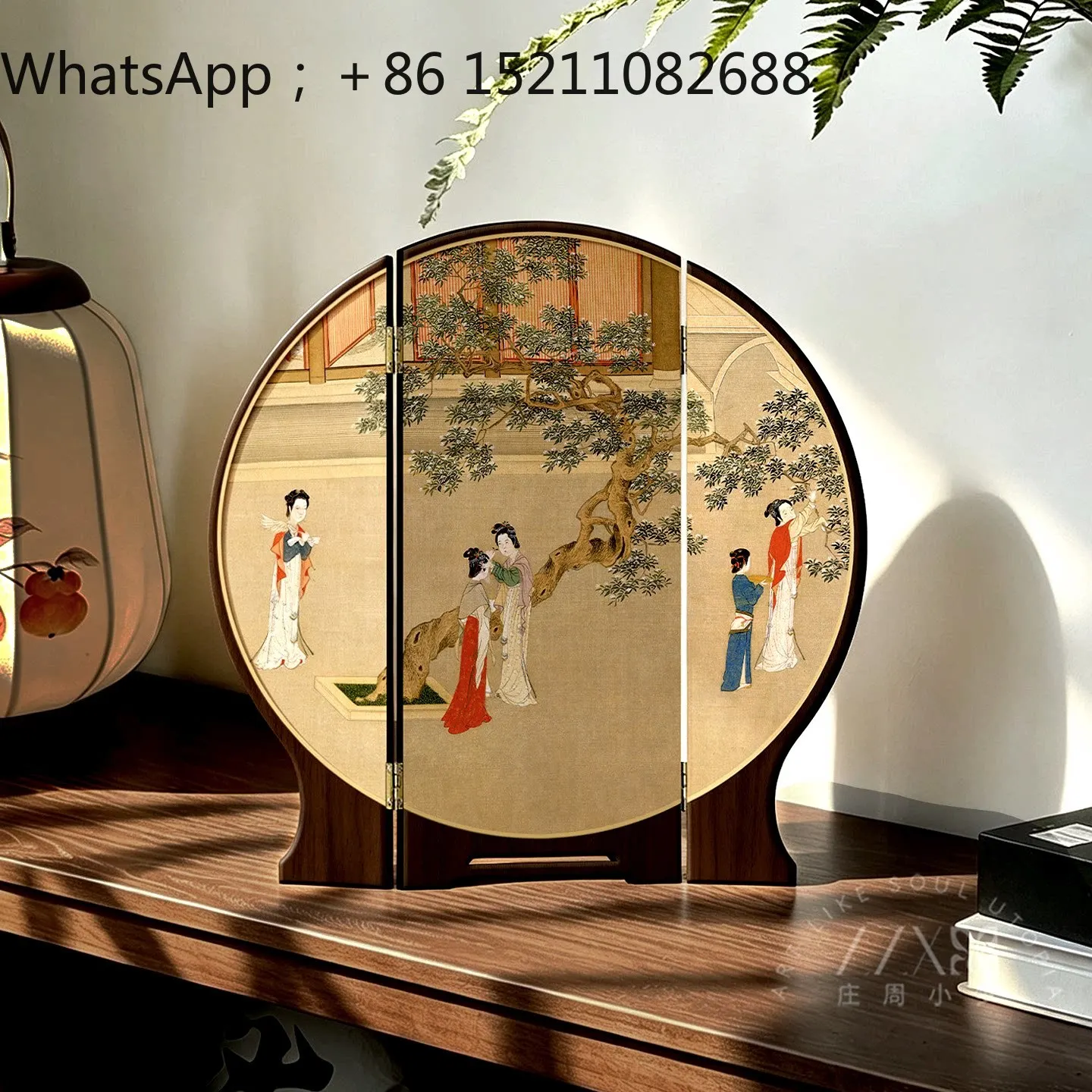 LLY Han Gong Chunxiaotu desktop small screen Song Dynasty aesthetics tea room study high-end ornament