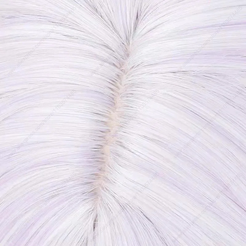 블랙 스완 코스프레 가발 100cm 긴 라이트 퍼플 그라데이션 가발 내열성 합성 머리카락