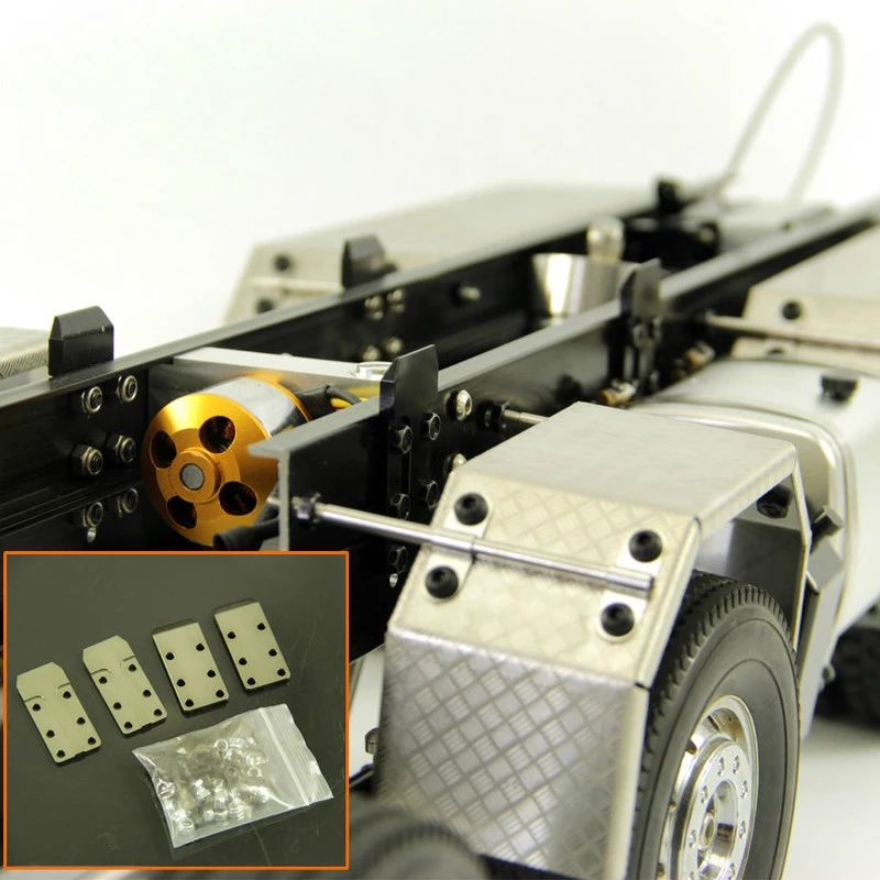 

Metal Girder and Sub Beam Connecting Parts for 1/14 Tamiya RC Truck SCANIA 770S R620 VOLVO BENZ Arocs MAN TGX Car Accessories