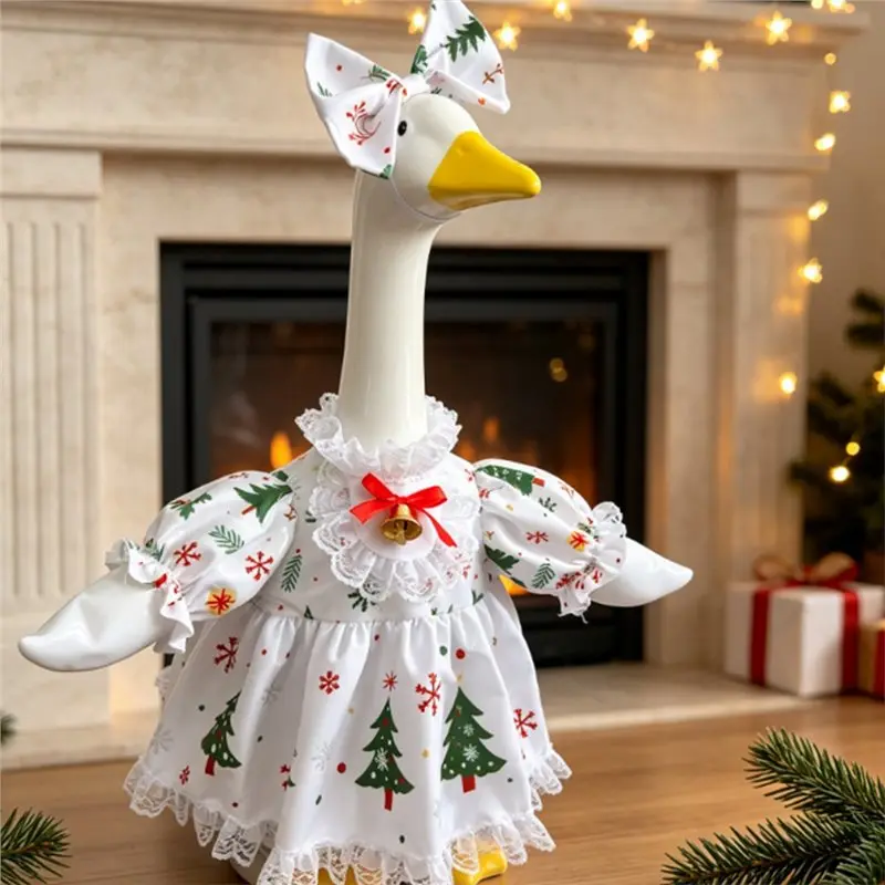 High Quality Christmas Goose Outfit Dresses Clothes 23
