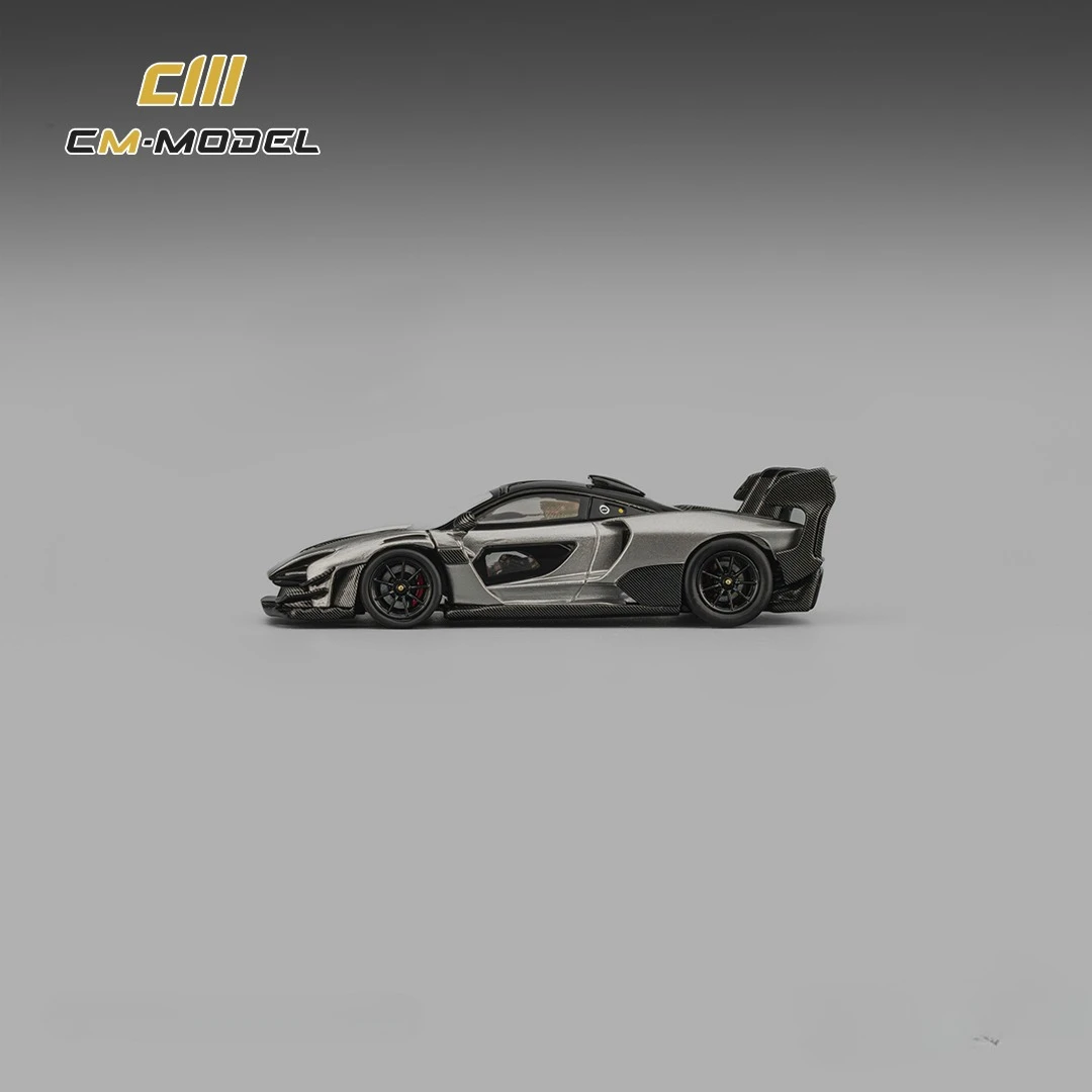 予約注文-cm-model-1-64-セナ-メタリックシルバーグレー-ダイキャストモデルカー